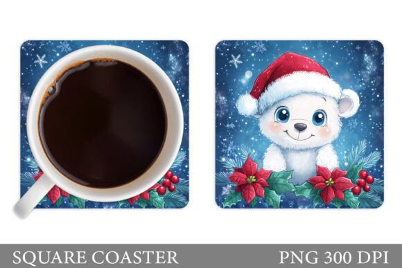 Christmas Bear Coaster Sublimation Review for Branding
