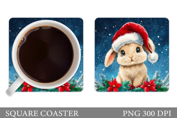 Christmas Bunny Coaster Sublimation Review