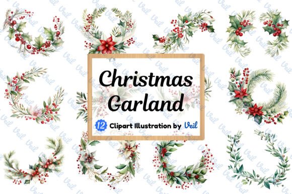 Christmas Garland Clipart Watercolor: A Practical Review for Illustrations