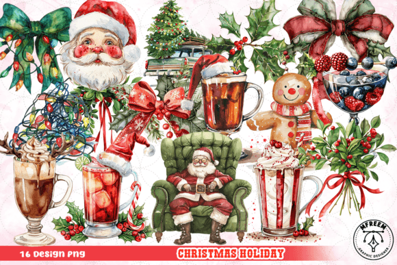 Christmas Holiday Clipart PNG Review