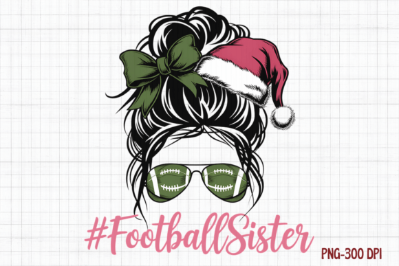 Football Sister, Christmas Messy Bun: A Designer’s Review for Brand Identity and Illustrations