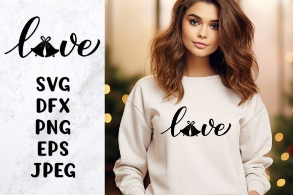 Love Christmas with Bells Hand Lettered Illustrations Review
