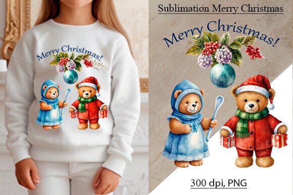 Merry Christmas, Teddy Bears, New Year Illustrations Review