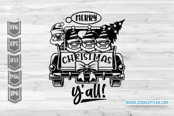 Merry Christmas Yall - Gnome Illustrations Review