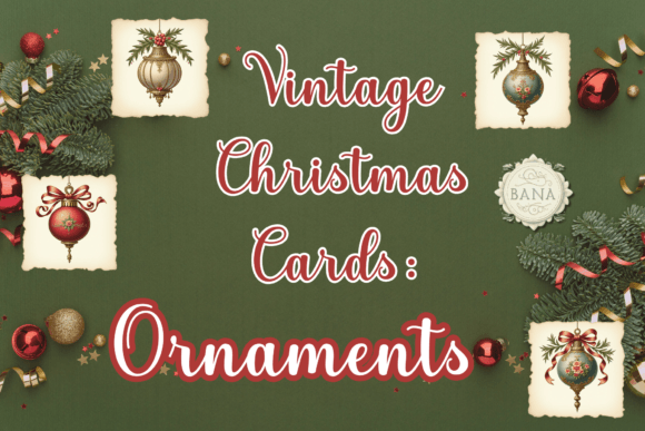 Vintage Christmas Cards Ornaments: A Designer’s Review of These Festive Illustrations