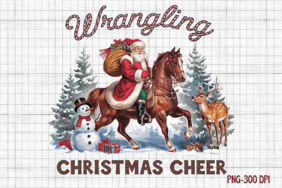 Wrangling Christmas Cheer, Png: A Designer’s Review for Illustrations